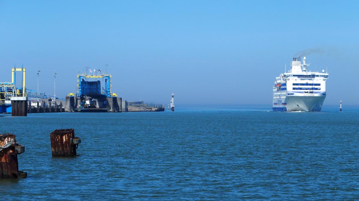 Arrivée du ferry