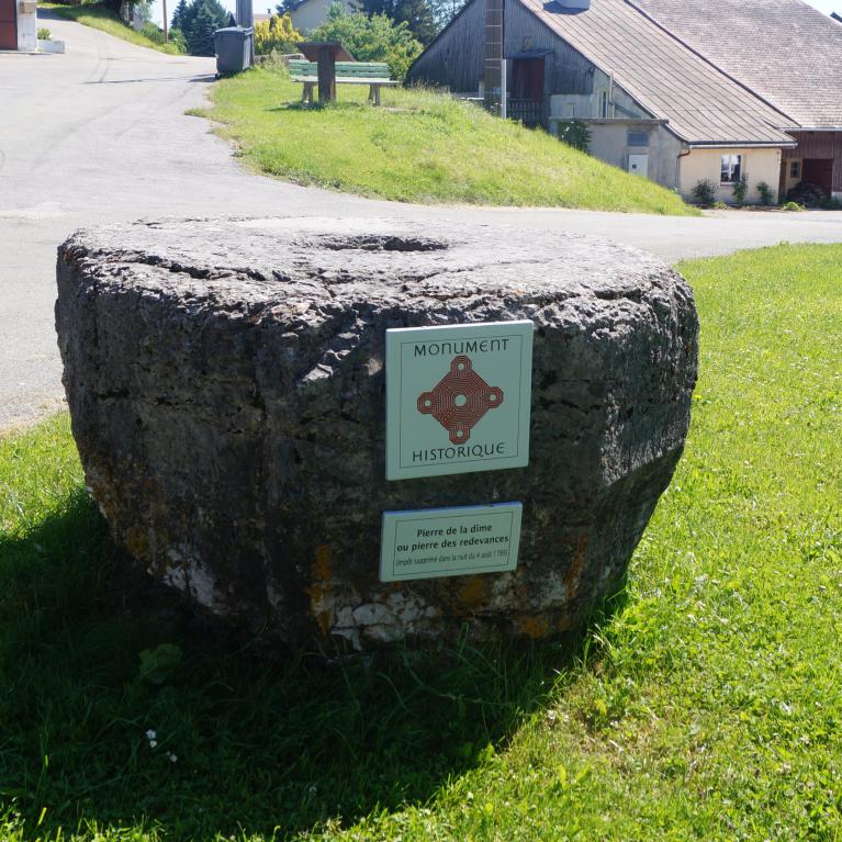 La pierre des redevances