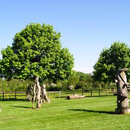 Statues de bois
